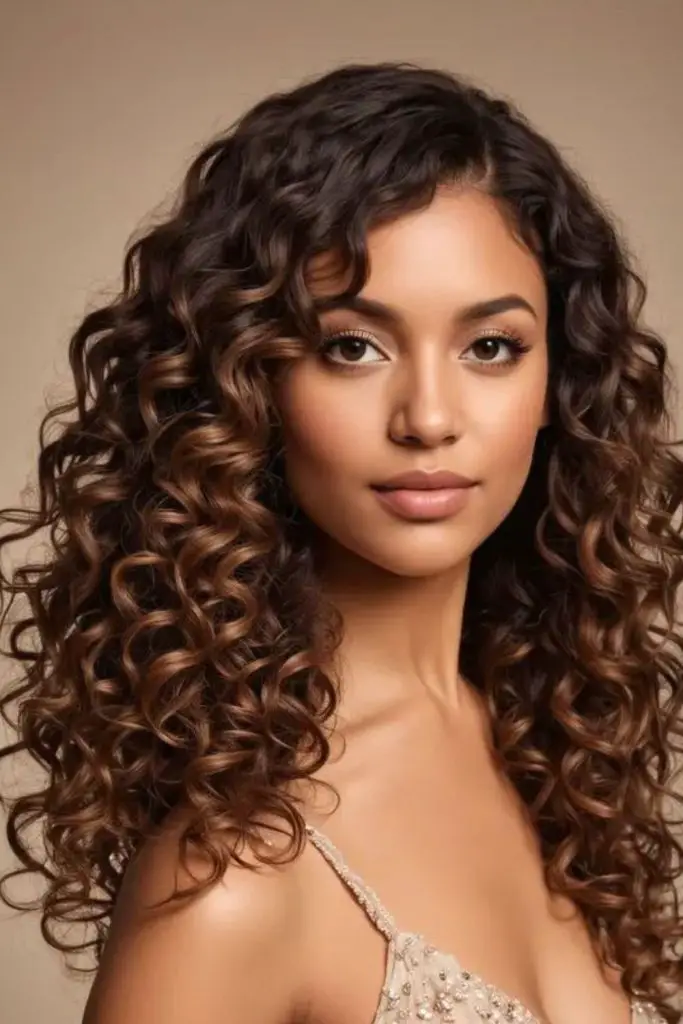 Velvet-soft curls flipped over gently.