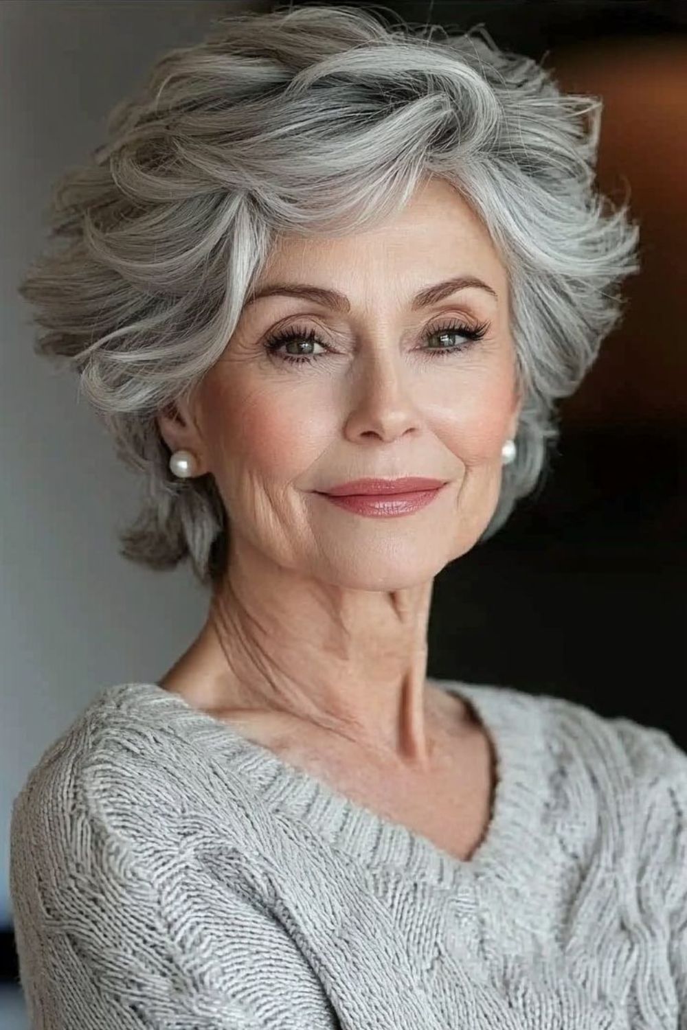 Chisel Hair 32 Best Haircuts for Women Over 70 - Stylish Hair Ideas
