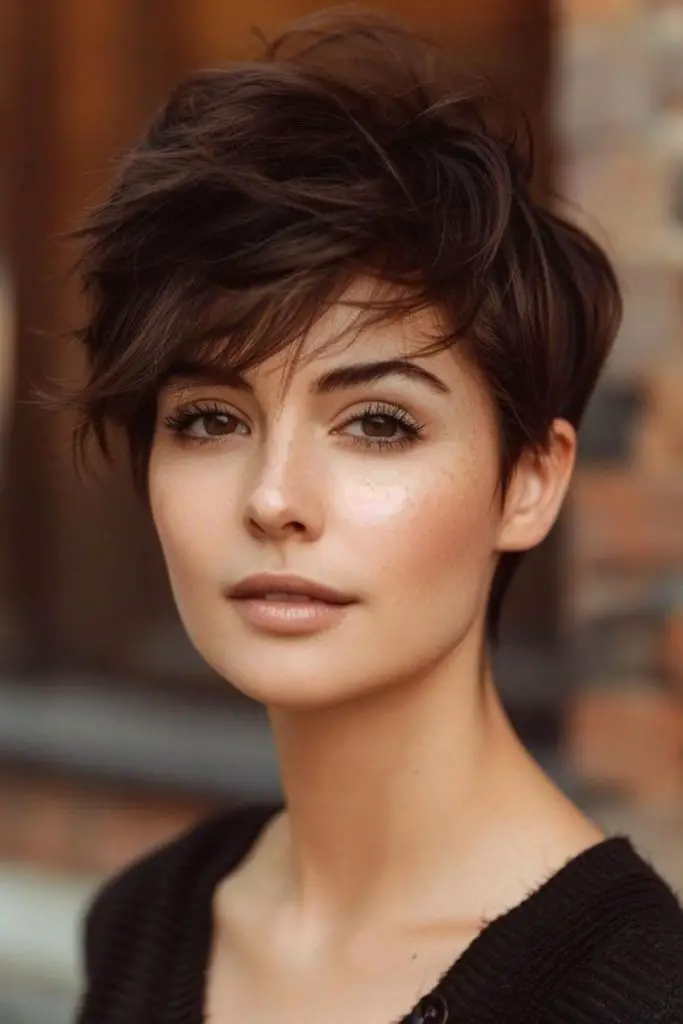 Micro Wedge Bloom lifted layered back wedge cut