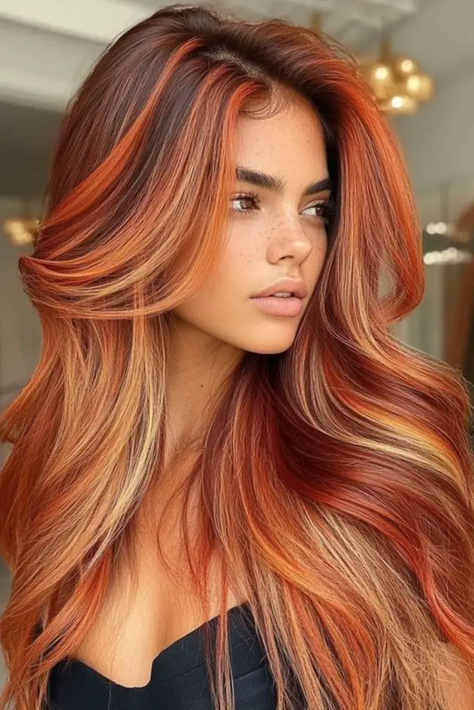 Tangerine under chocolate with soft shine