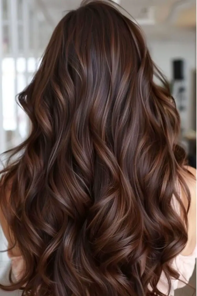 Cool mocha tones with ashy finish