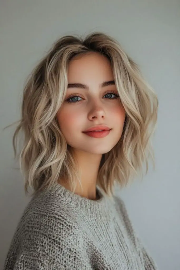 Cloud-soft bob rolling in layers