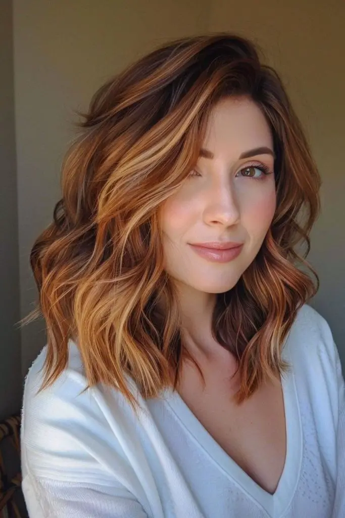 Terra waves kissed with golden highlights