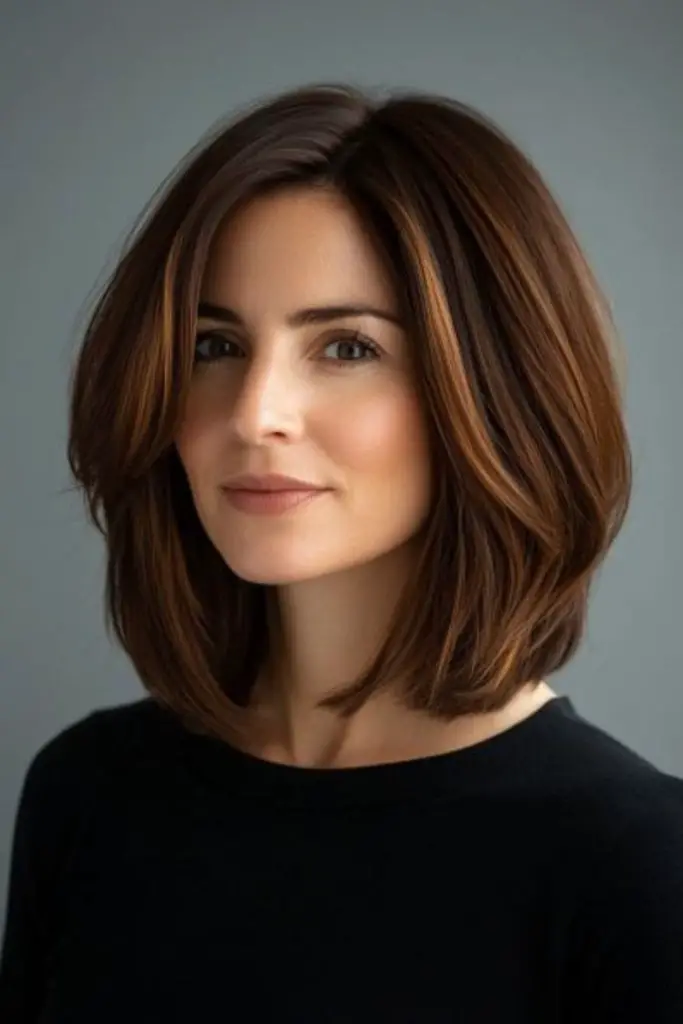 Echoed volume bob with soft shell