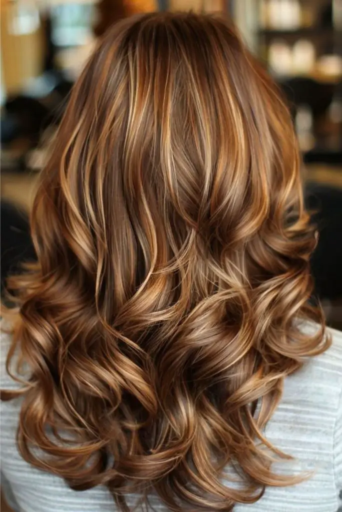 Maple tones blended with bronze hues