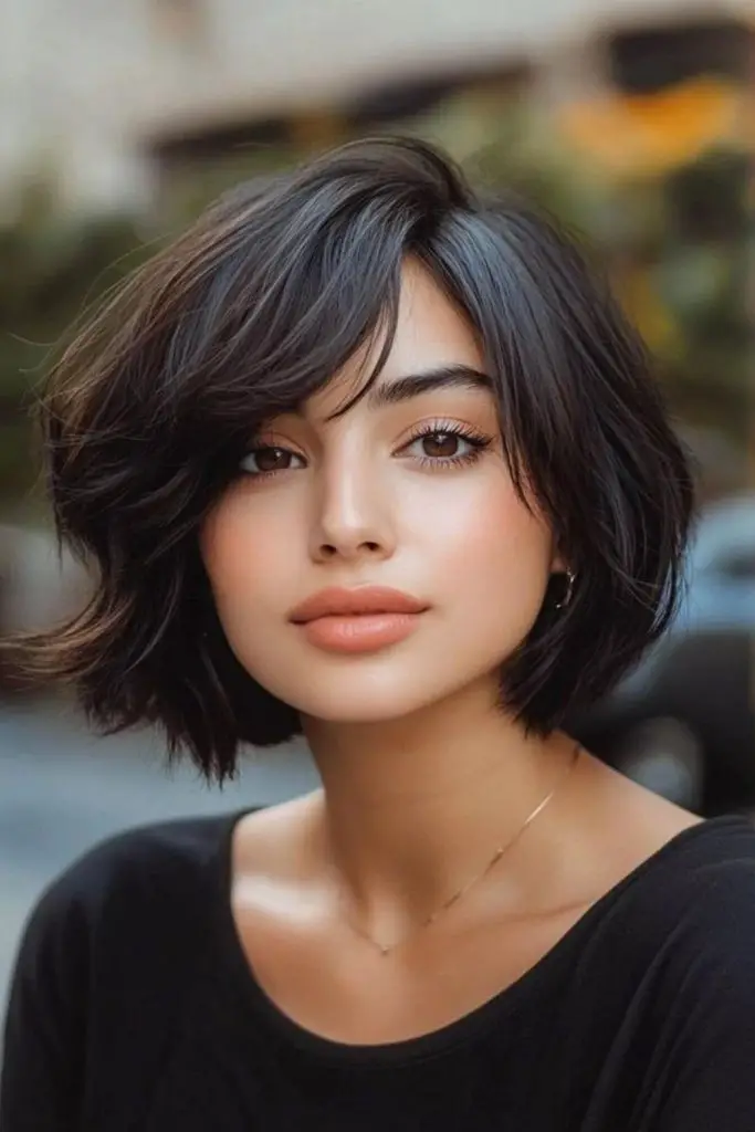 Rounded bob with natural smoothness