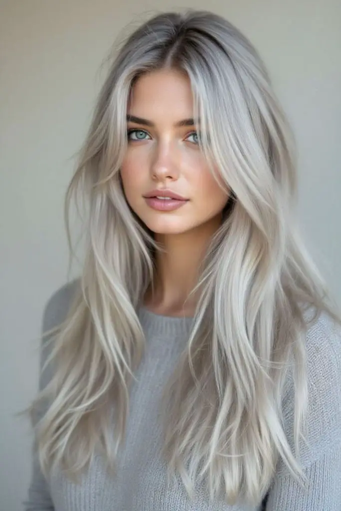 Ashy vanilla with subtle bright shine