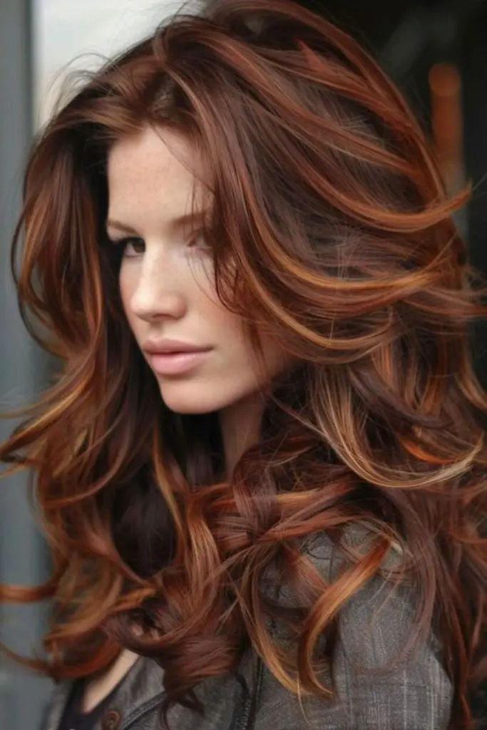 Warm auburn melt with soft transitions
