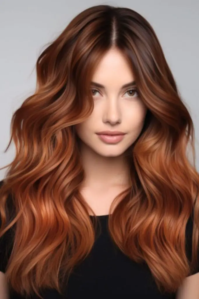 Root melt with red-copper tones
