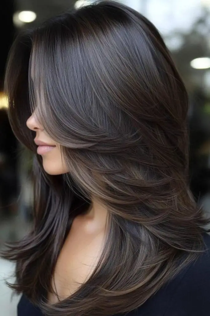 Textured top layers with airy motion.