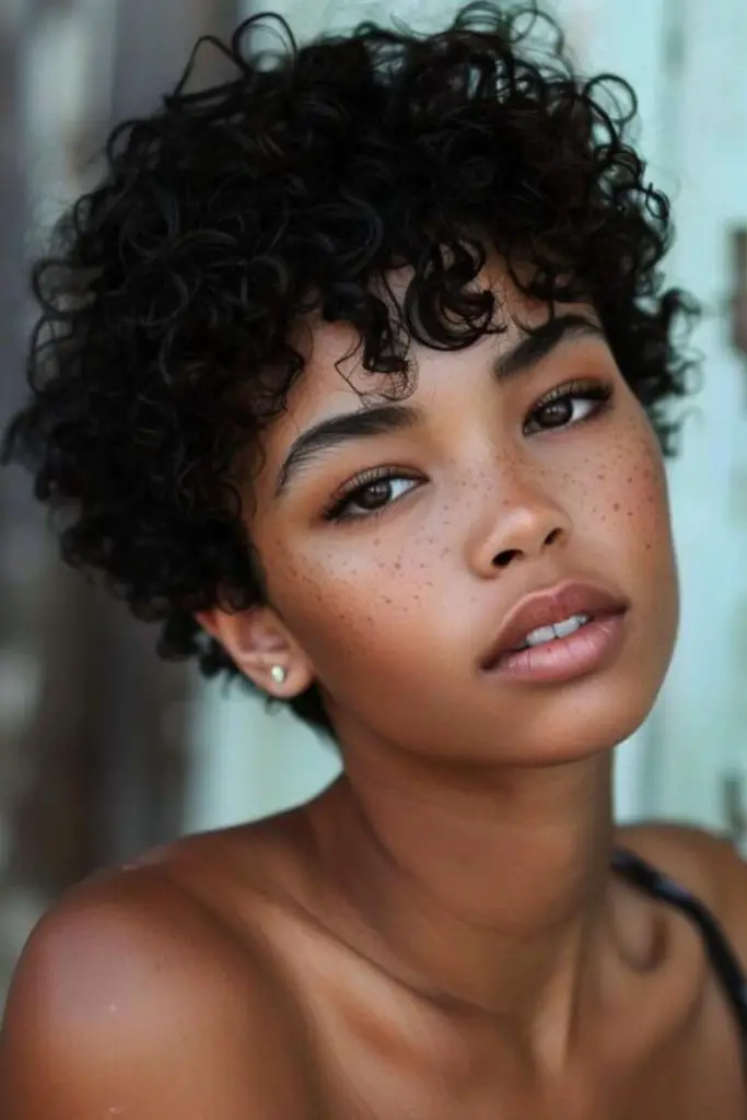 Dark coiled chop with wild layers