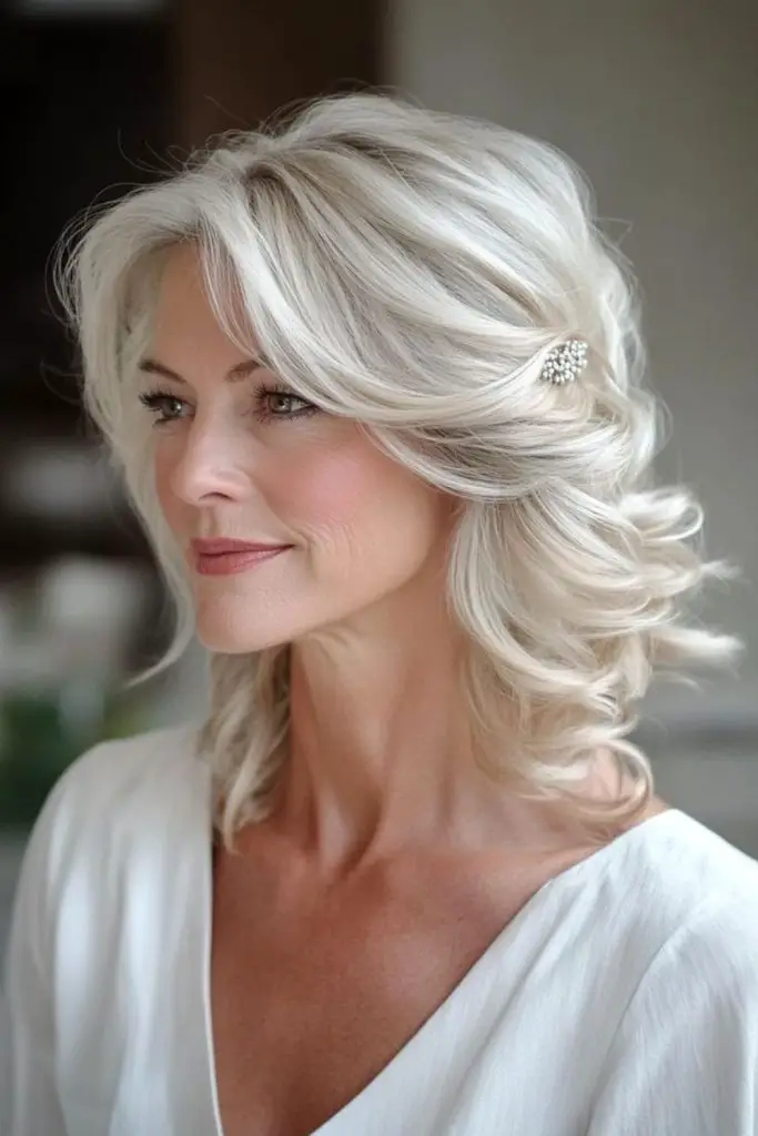Layered shoulder waves with natural flow