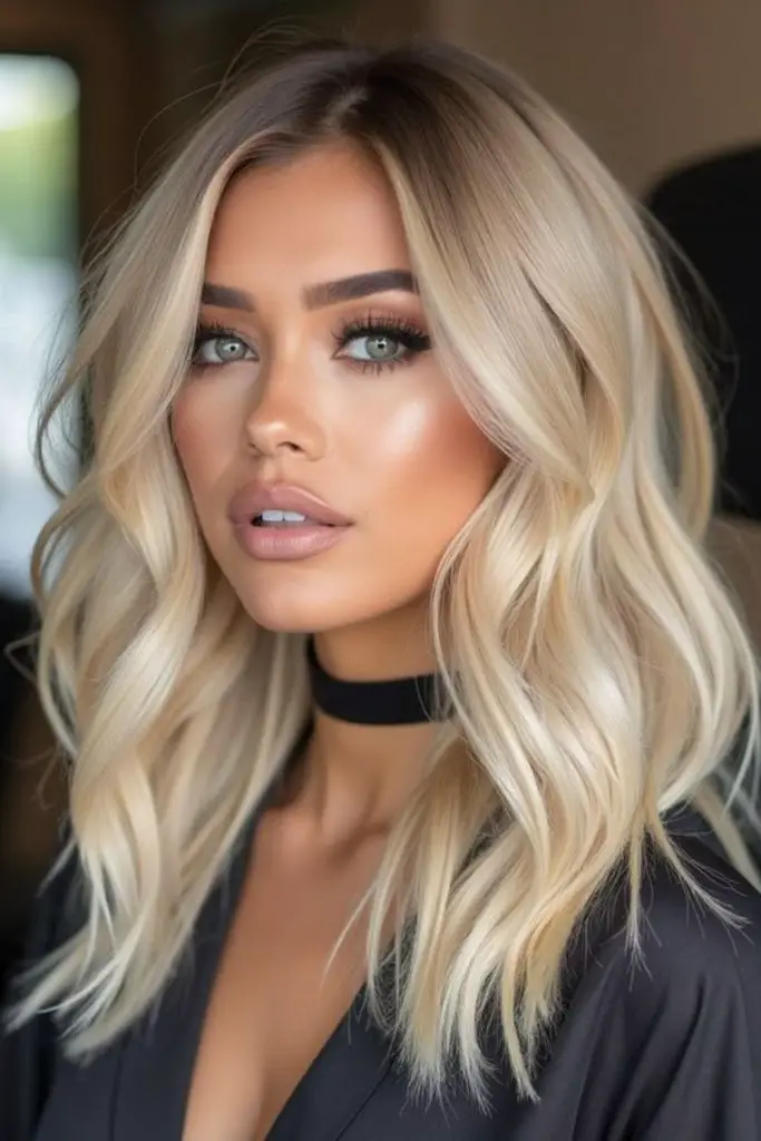 Rooted vanilla with creamy soft waves