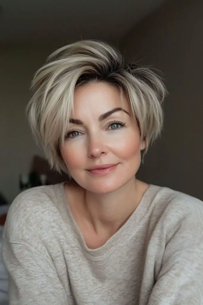 Voluminous root lift with tapered base