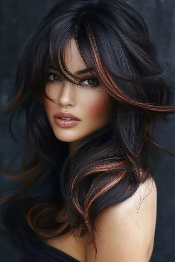 Amber sugar lace black strands