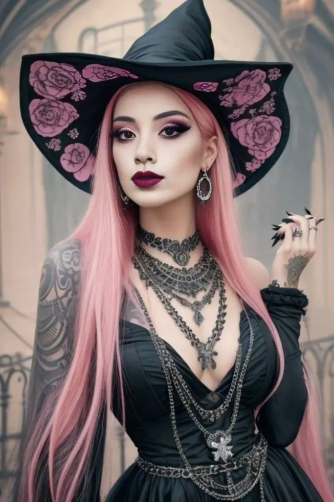 Bewitched Barbie Sorceress pink Barbie witch