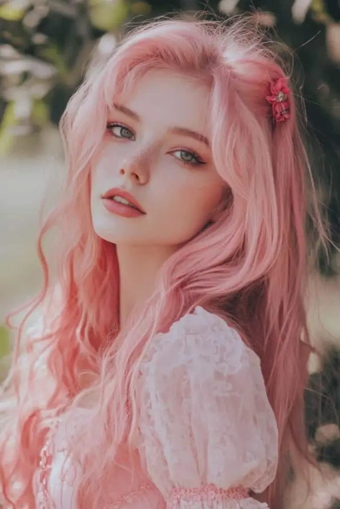 Bubblegum Fairy Queen pastel pink look