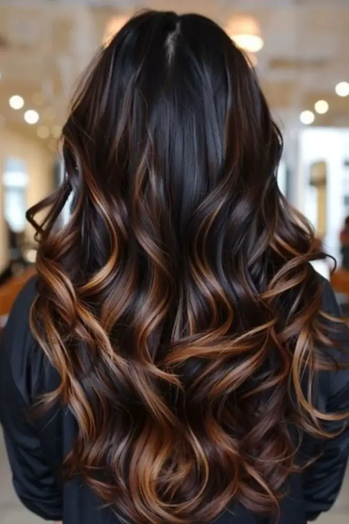 Burnished sugar twist on black