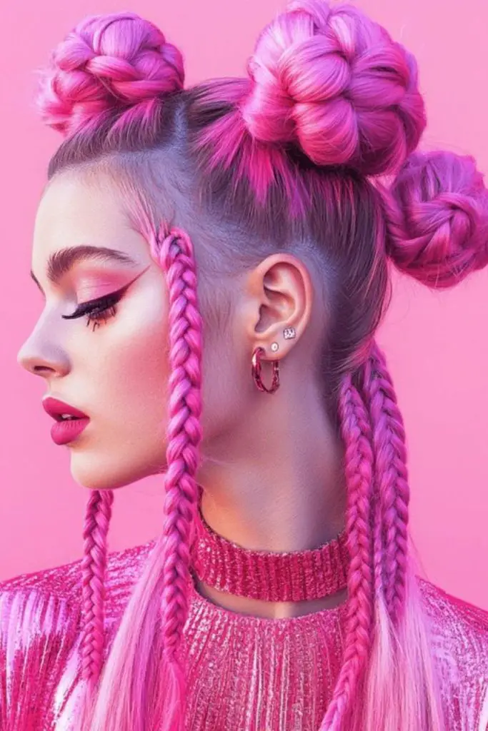 Candy Circus Acrobat pink circus performer