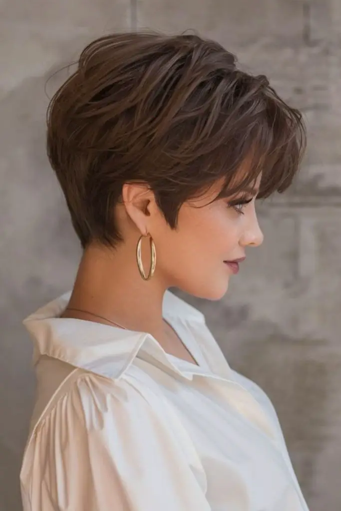 Classic bowl cut revival for volume