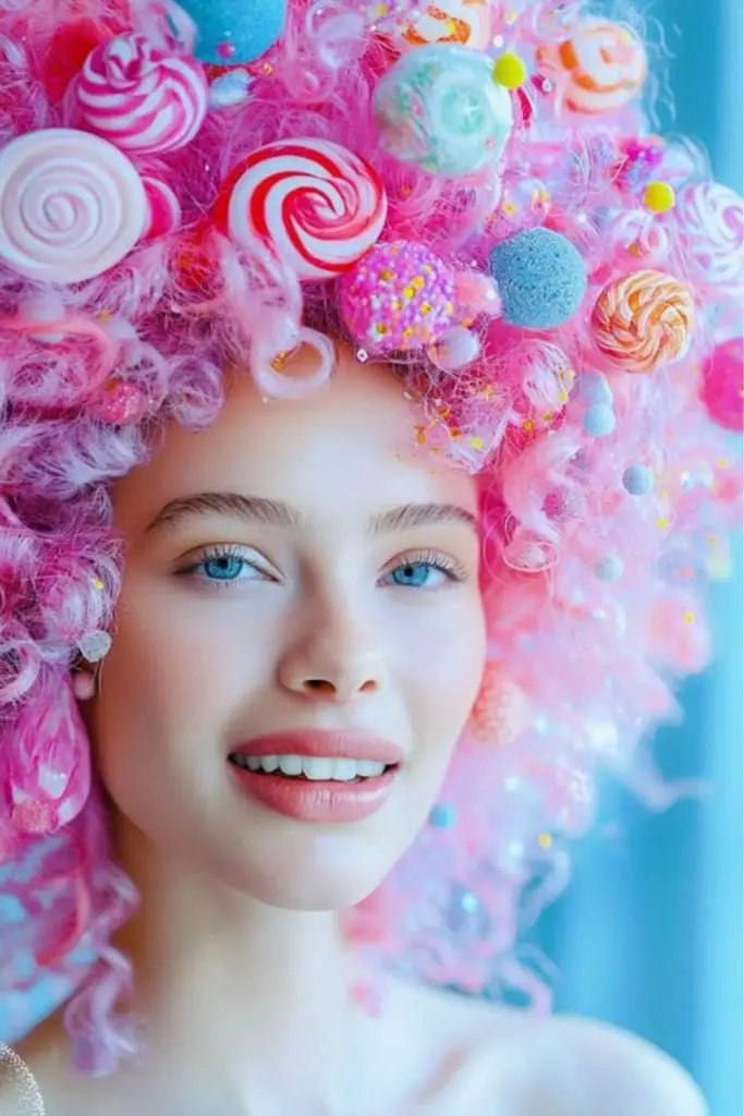 Cosmic Candy Alien pink futuristic costume