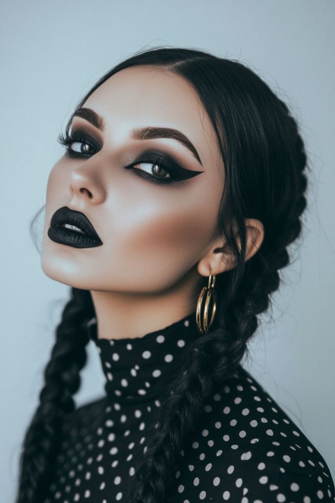 Cursed puppeteer with tangled black braids