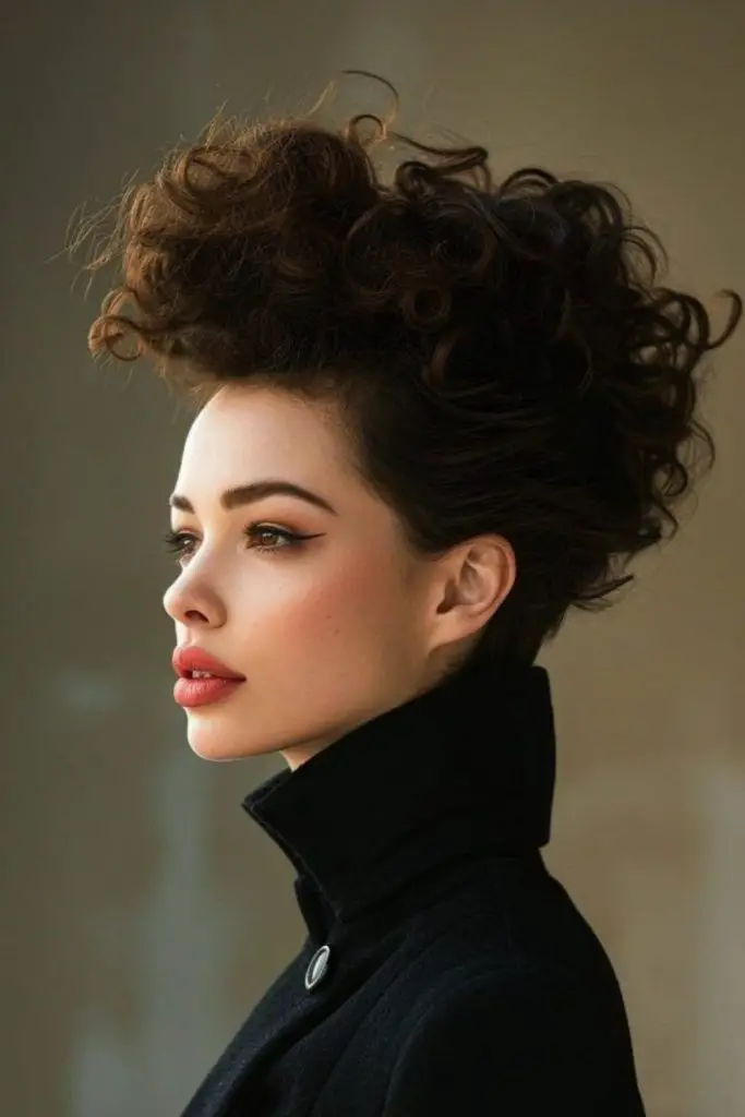 Big soft fro with rounded shape
