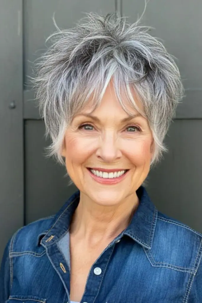 Tousled shag with natural rugged charm