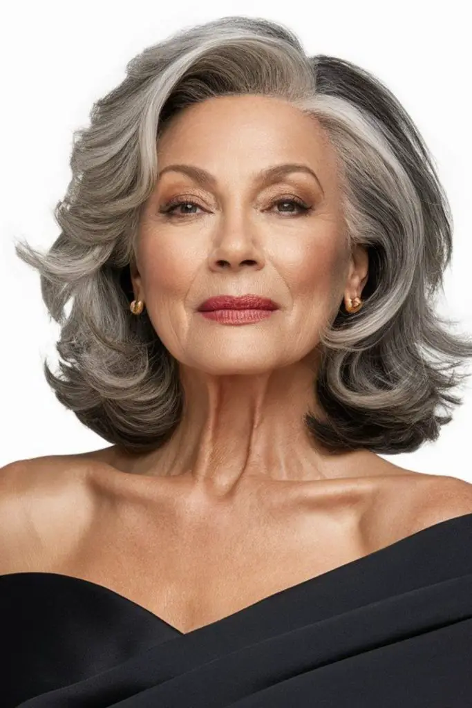 Glamour waves with vintage sophistication