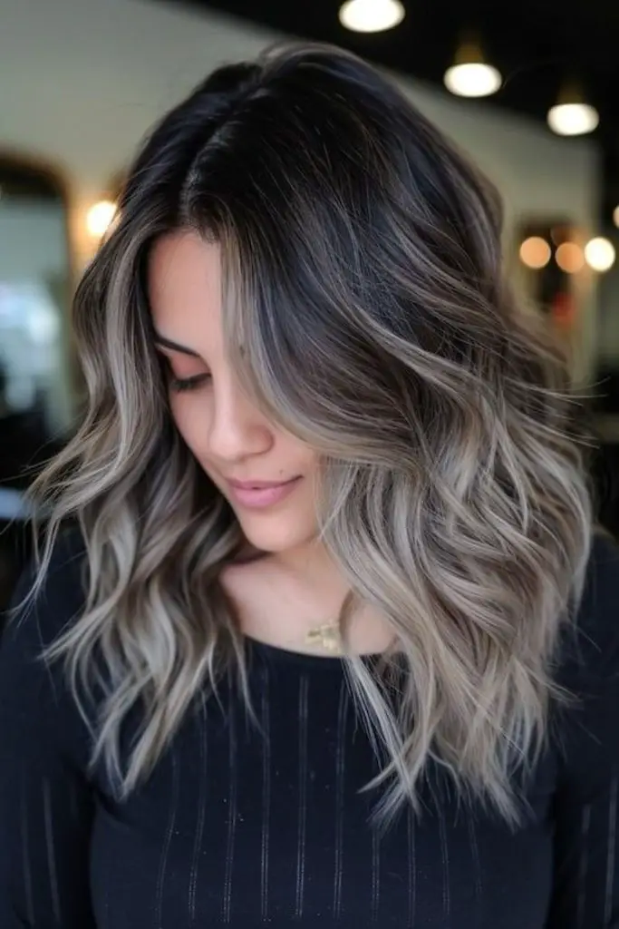Neutral ash and taupe color blend