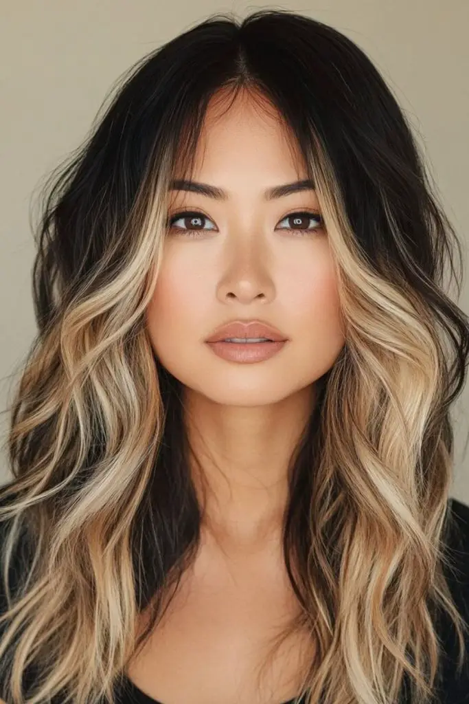 Dark base with honey toned drift