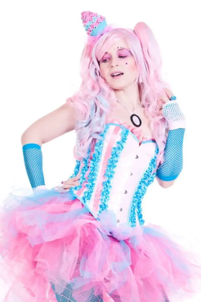Pink Harlequin Jester carnival pink costume