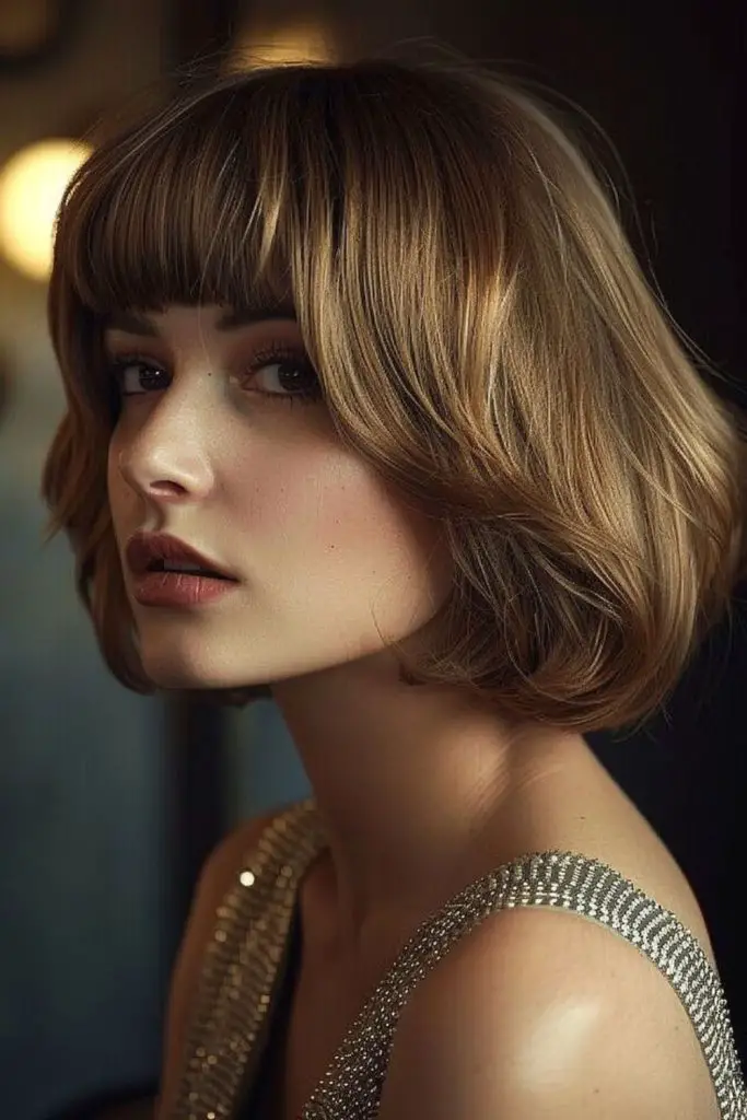 Retro pageboy revival with curved edges
