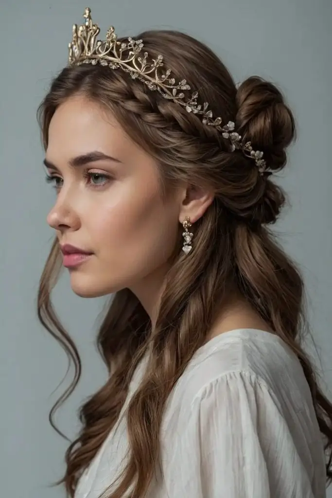Smooth lifted crown with sleek length