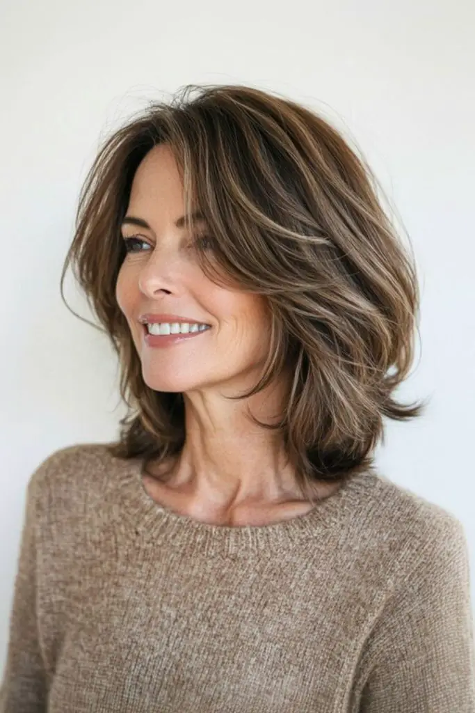 Sleek shoulder cut for modern neatness.