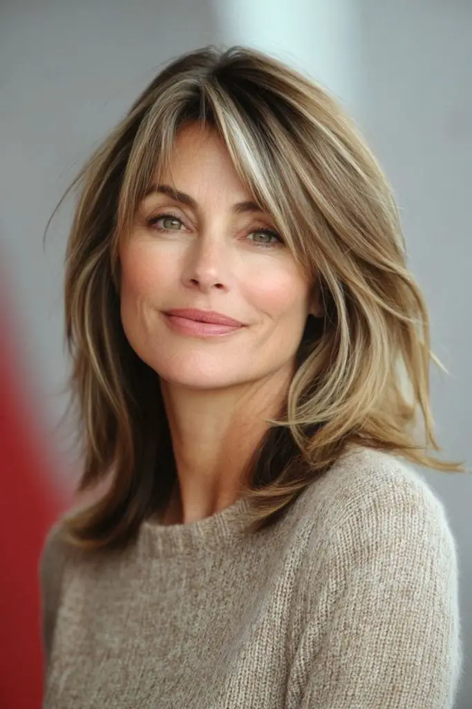 Caramel layered cut with soft texture.