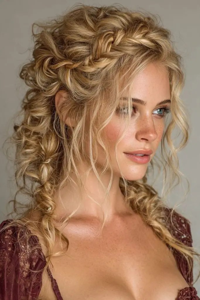 Loose-root braids with curly ends