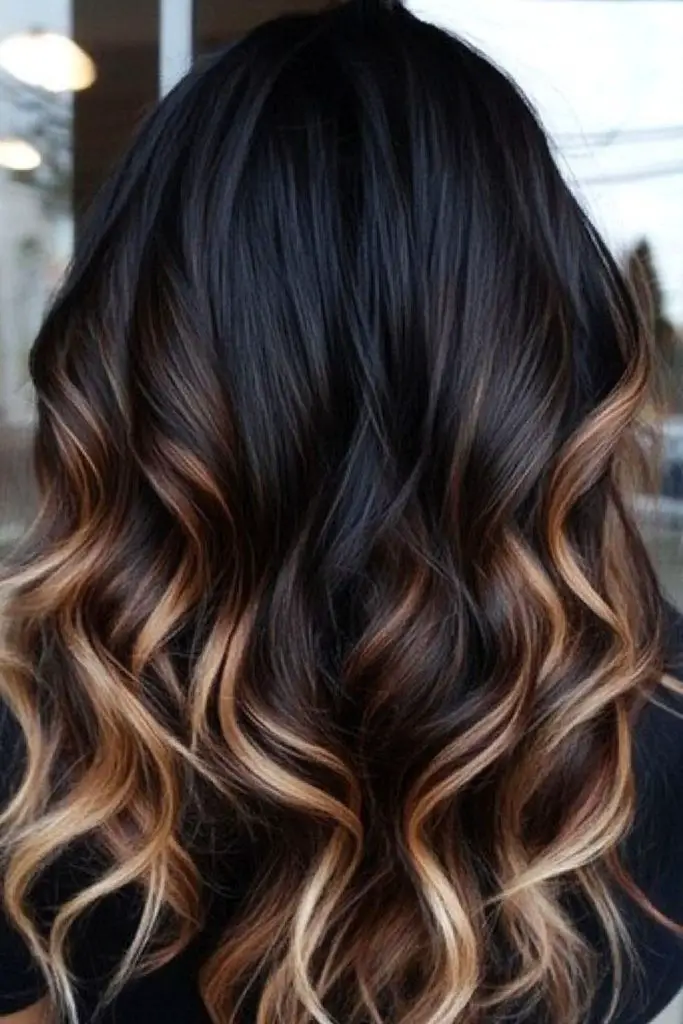 Toffee river surge black hairstyle