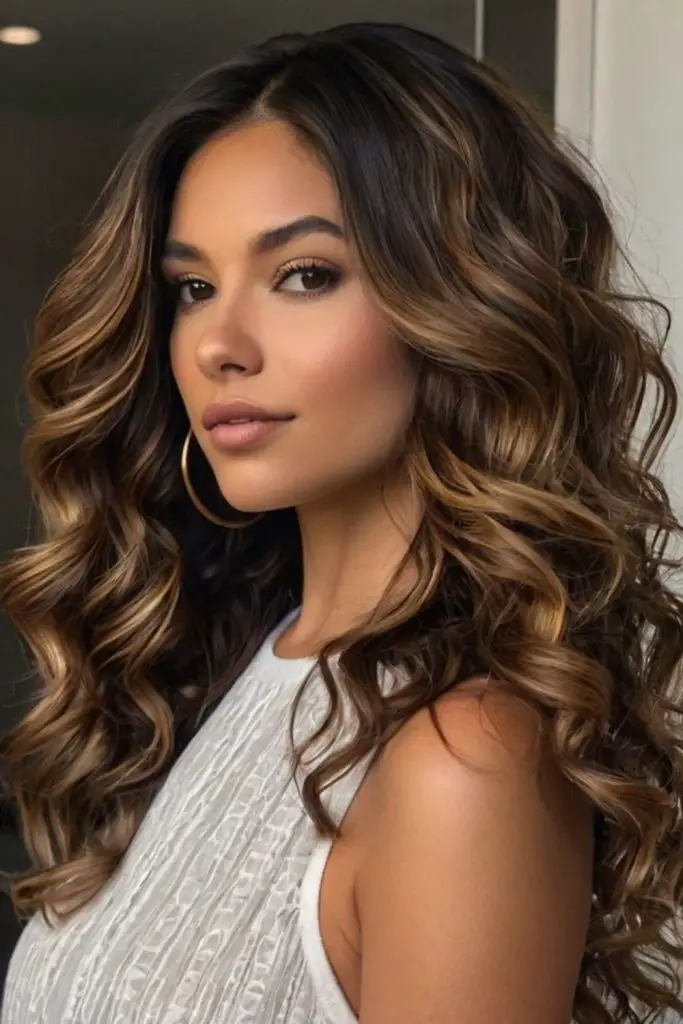 Plush voluminous curls with soft bounce