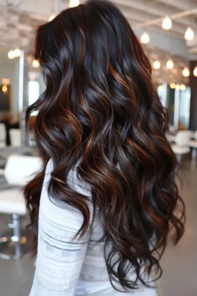 Wild molten caramel on ebony