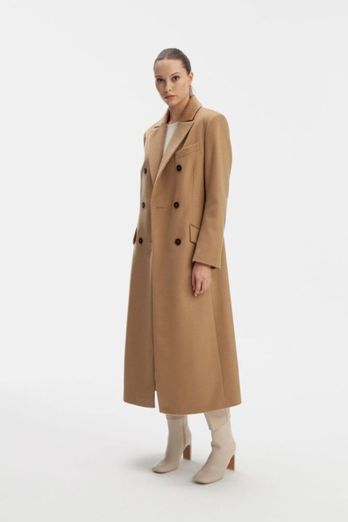 Camel coat classic timeless winter style