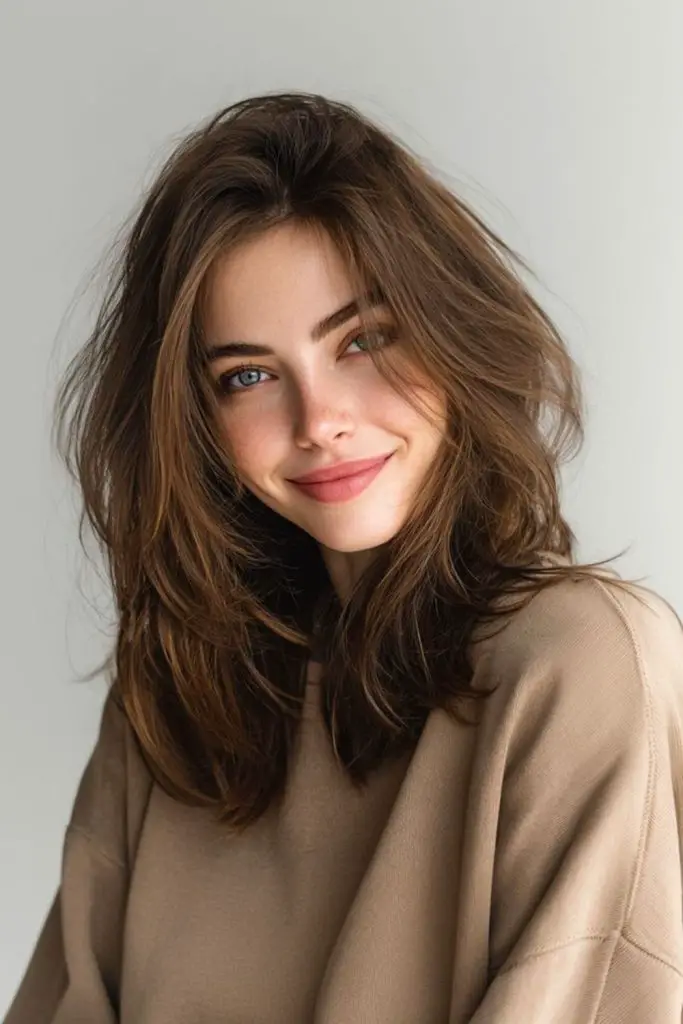 Carefree midi swish airy haircut