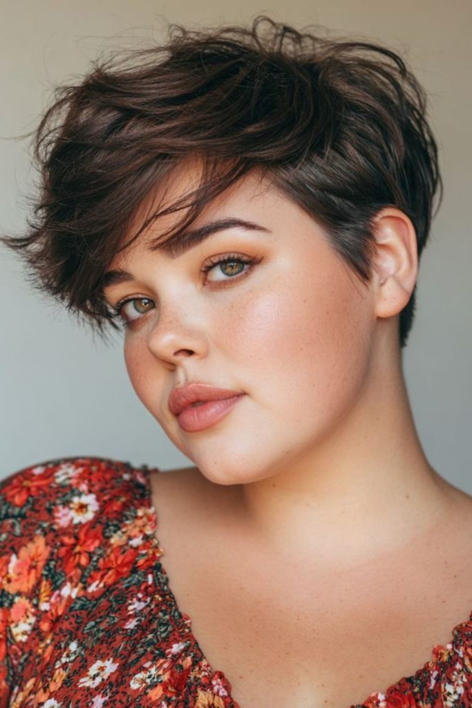 Cropped pixie haircut stylish for women