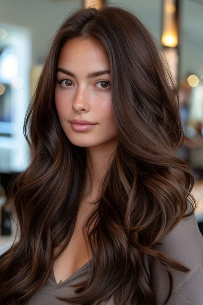 Dark mocha brunette breeze with softness