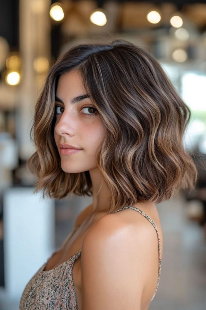 Espresso honey balayage glow hairstyle
