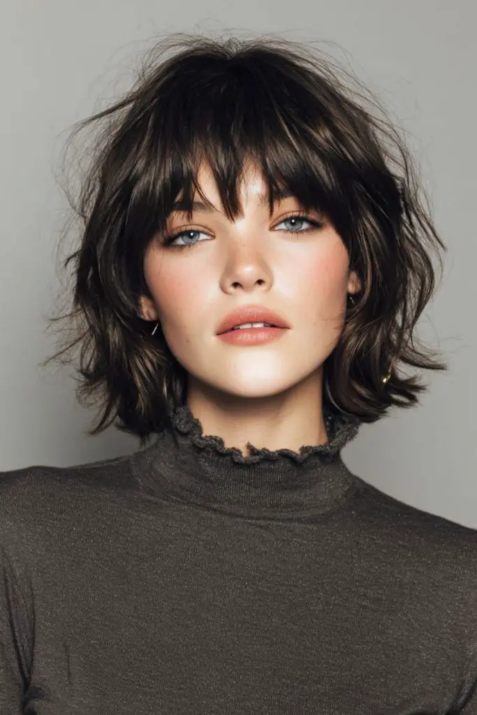 Flicker glow bob hairstyle idea