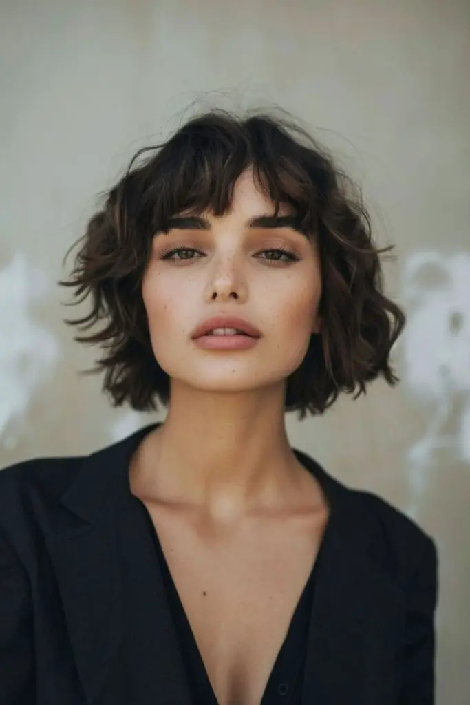 Gossamer tousled bob with light texture