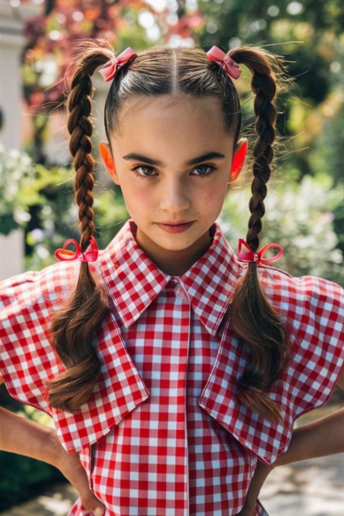 High Pigtails Pop playful twin ponytails