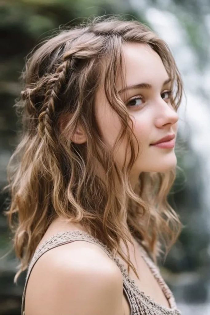 Loose Boho Braids free-spirited braid style