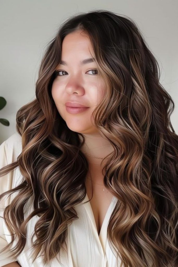 Loose romantic waves hairstyle for women